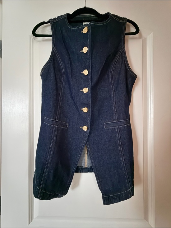DISSH Tops - NWT DISSH Annie Ink Blazer Vest US Size 6